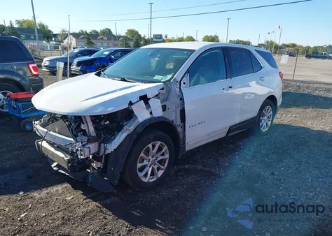 2020 Chevrolet Equinox Awd Lt 1.5L Turbo из США, поврежденный, VIN 3GNAXUEV2LS686445